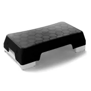 Ecostep fekete szteppad 38x75cm 14cm / 19 cm