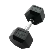 Sveltus hex egykezes gumírozott kézisúlyzó 12,5kg 1 db, gumirozott fejvéggel Sveltus hex egykezes gumírozott kézisúlyzó 12,5kg 1 db, gumirozott fejvéggel