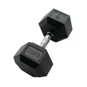 Sveltus hex egykezes gumírozott kézisúlyzó 20 kg 1 db, gumírozott Sveltus hex egykezes gumírozott kézisúlyzó 20 kg 1 db, gumírozott