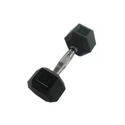 Sveltus hex egykezes gumírozott kézisúlyzó 4kg, gumirozott fejvéggel Sveltus hex egykezes gumírozott kézisúlyzó 4kg, gumirozott fejvéggel