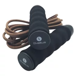 Ugrálókötél bőr, 2x250 gr. súllyal nehezített