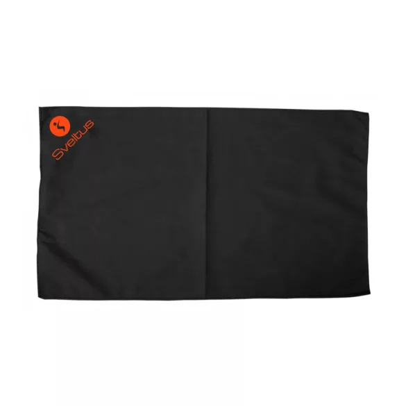 Sporttörülköző microszálas 130x80 cm, fekete, Sveltus® microfiber