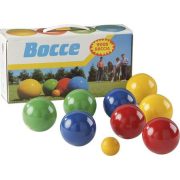 Boccia /petanque fa játékkészlet 8 db 8 cm átmérőjű golyóval