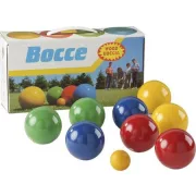 Boccia /petanque fa játékkészlet 8 db 8 cm átmérőjű golyóval Boccia /petanque fa játékkészlet 8 db 8 cm átmérőjű golyóval