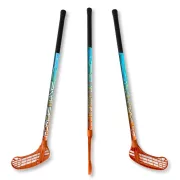 Floorball ütő Acito Force one 80/95 narancs, jobbra ívelő fej,