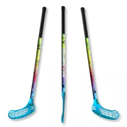 Floorball ütő grippes BOOO 95/106cm jobbra irányuló fejjel, L jelű