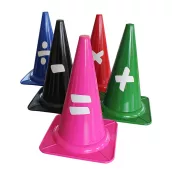 Bója sorozat matematikai műveletjelekkel, 5 db 28cm magas bója Bója sorozat matematikai műveletjelekkel, 5 db 28cm magas bója