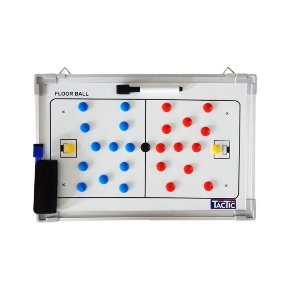 Tactic Sport mágneses tactikai tábla floorball játékhoz 30x45cm , alumínium,