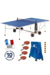 Cornilleau Challenger kék kültéri időjárásálló ping pong asztal családi komplett kiegészítő felszerelés csomaggal - ingyenes házhozszállítással Cornilleau Challenger kék kültéri időjárásálló ping pong asztal családi komplett kiegészítő felszerelés csomaggal - ingyenes házhozszállítással