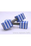 Aquafitenss súlyzó pár kocka formájú 8x8x9 cm átmérőjű fejjel