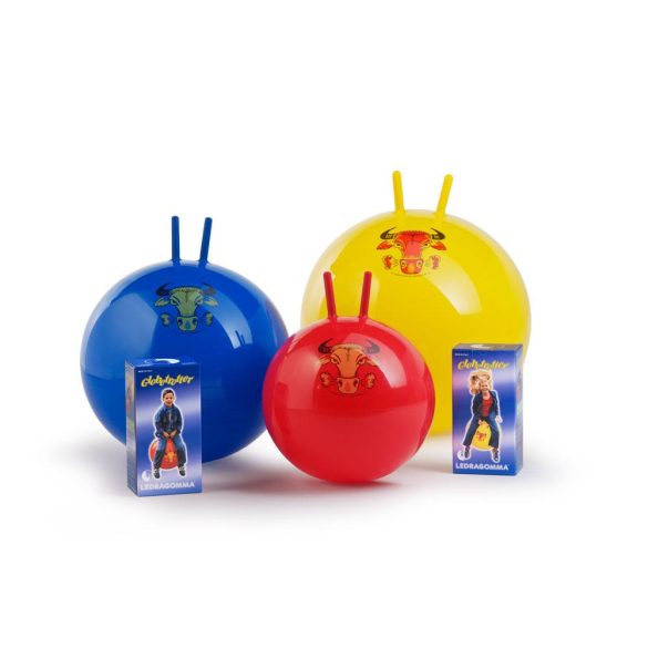 Globetrotter ugráló labda 1 db, 53cm átmérő, kék labda, bika