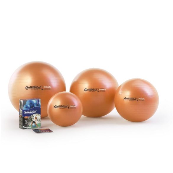 Fitball gimnasztika labda Pezzi maxafe, 65 cm - narancssárga, ABS