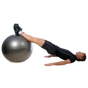 Fitball gimnasztika labda maxafe, 75 cm - antracitszürke, ABS biztonsági