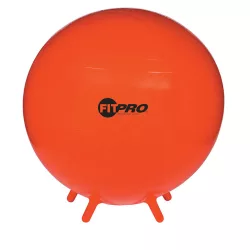 Sitsolution feliratú ülőlabda apró lábakkal 75 cm, élénk NARANCS színben