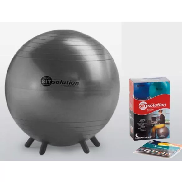 Sitsolution irodai ülőlabda apró lábakkal, maxafe 75 cm, elegáns sötét