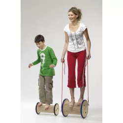 Pedalo Pedasan 32 cm átmérőjű fa egyensúlyozó dob, egyensúlyozó henger,