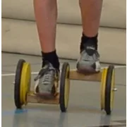 Pedalo-Slalom, fekete kerekekkel Pedalo-Slalom, fekete kerekekkel