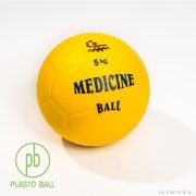   Medicin 5 kg, 21.5cm, sárga, sportmintás falú medicinlabbda
