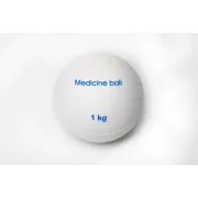 Medicin, 1 kg 12,5cm, sportmintás fal, fehér Medicin, 1 kg 12,5cm, sportmintás fal, fehér