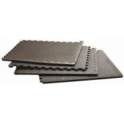 Capetan® Talajvédő szőnyeg súlyzó alá, Padlóvédő szett 4db60x60x1cm méretű fekete