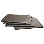 Capetan® Talajvédő szőnyeg súlyzó alá, Padlóvédő szett 4db60x60x1cm méretű fekete Capetan® Talajvédő szőnyeg súlyzó alá, Padlóvédő szett 4db60x60x1cm méretű fekete