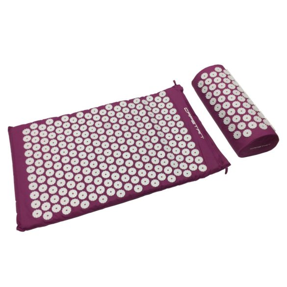 Capetan® Akupresszúrás matrac párnával és hordtáskával - Lila