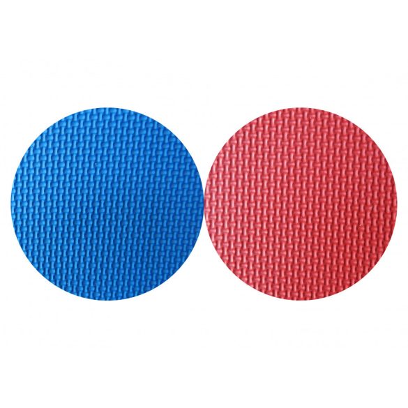 Capetan® Floor Line 100x100x4cm piros / kék puzzle tatami szőnyeg