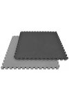 Capetan® FloorLine 100x100x4cm Fekete / Szürke Puzzle Tatami Szőnyeg 100kg/m3