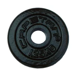   Capetan® 1,25kg acél súlytárcsa kalapácslakk felülettel 31mm lukátmérővel, tárcsaméret: 12,5x2cm