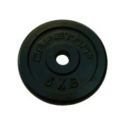   Capetan® 5kg acél súlytárcsa kalapácslakk felülettel 31mm lukátmérővel