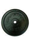 Capetan® 15kg acél súlytárcsa kalapácslakk felülettel 31mm lukátmérővel, méret 33x3,5cm