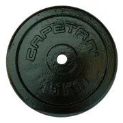 Capetan® 15kg acél súlytárcsa kalapácslakk felülettel 31mm lukátmérővel, méret 33x3,5cm Capetan® 15kg acél súlytárcsa kalapácslakk felülettel 31mm lukátmérővel, méret 33x3,5cm