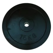 Capetan® Gumírozott 31mm átm, 15Kg Standard súlytárcsa acél gyűrűvel a