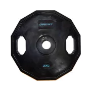Capetan® Olimpiai 25Kg gumival bevont súly tárcsa két fogantyúval, szögletes Capetan® Olimpiai 25Kg gumival bevont súly tárcsa két fogantyúval, szögletes