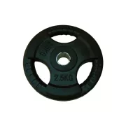 Capetan® Tri Grip gumírozott ergonómikus 2,5Kg tárcsasúly 31mm lukátmérővel Capetan® Tri Grip gumírozott ergonómikus 2,5Kg tárcsasúly 31mm lukátmérővel
