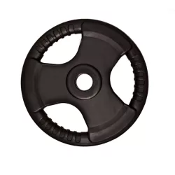 Capetan® Tri Grip gumírozott ergonómikus 15Kg tárcsasúly 31mm lukátmérővel, tárcsaméret: