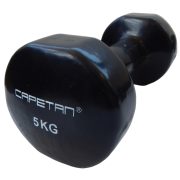 Capetan® 2x5kg Puha Vynil bevonatos acél egykezes súlyzópár 2x5kg Puha