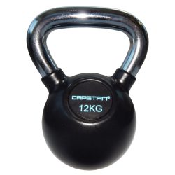   Capetan® Professional Line 12Kg Chromozott nyelű gumival bevont acél kettlebell