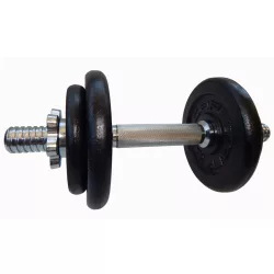   Capetan® Sport 10Kg egykezes bővíthető súlyzószett festett acél tárcsákkal