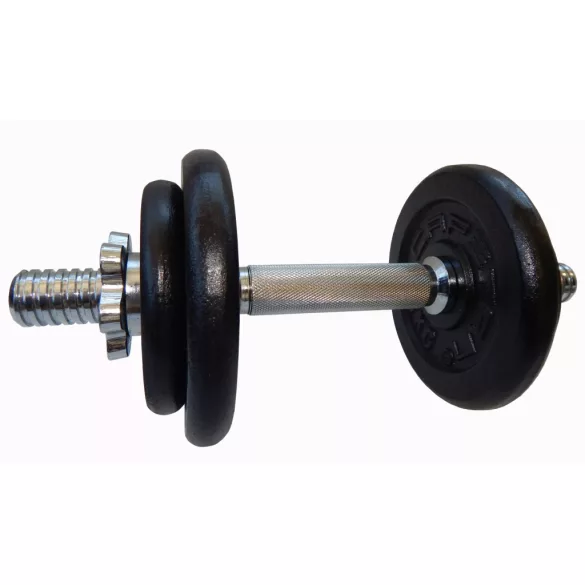 Capetan® Sport 10Kg egykezes bővíthető súlyzószett festett acél tárcsákkal
