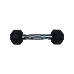 Capetan® Professional Line 1Kg Hex Egykezes edzőtermi gumírozott kézi súlyzó
