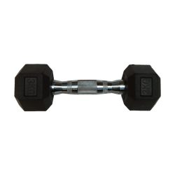 Capetan® Professional Line 3Kg Hex Egykezes edzőtermi gumírozott kézi súlyzó