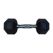 Capetan® Professional Line 4Kg Hex Egykezes edzőtermi gumírozott kézi súlyzó