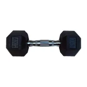 Capetan® Professional Line 4Kg Hex Egykezes edzőtermi gumírozott kézi súlyzó