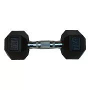 Capetan® Professional Line 7Kg Hex Egykezes edzőtermi gumírozott kézi súlyzó Capetan® Professional Line 7Kg Hex Egykezes edzőtermi gumírozott kézi súlyzó