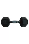 Capetan® Professional Line 9Kg Hex Egykezes edzőtermi gumírozott kézi súlyzó