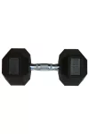 Capetan® Professional Line 17,5Kg Hex Egykezes edzőtermi gumírozott kézi súlyzó