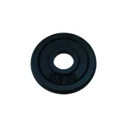 Capetan® 0,5Kg 31mm átm, Acél súlytárcsa fekete selyemfényű festék bevonattal,