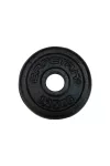 Capetan® 1,25Kg 31mm átm, Acél súlytárcsa fekete selyemfényű festék bevonattal,