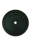 Capetan® 15Kg 31mm átm, Acél súlytárcsa fekete selyemfényű festék bevonattal,